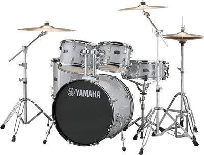 【六絃樂器】全新 Yamaha RYDEEN 銀色爵士鼓 / 加附鼓棒 鼓椅 地毯