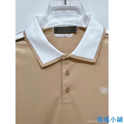 瑤瑤小鋪【】【】新款G4韓國原單高爾夫服裝男短袖T恤運動透氣速乾高級POLO衫上衣