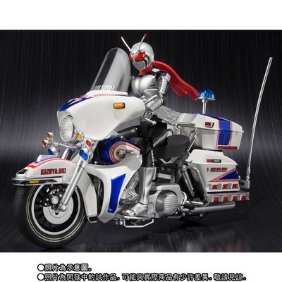 金錢貓雜貨 全新 Bandai SHF 假面騎士 Super-1 + 機車 V-Machine