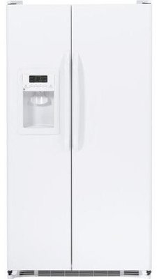 唯鼎國際【GE美國奇異冰箱】薄型冰箱 GZS22DGJWW GZS22DGWW 亮面白色對開冰箱製冰機 702L