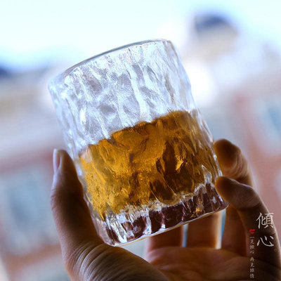 日本原裝進口 石塚硝子津輕初雪鳴門手工錘紋玻璃水杯威士忌酒杯