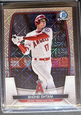 大谷翔平 2023 bowman mega box chrome mojo 亮卡+普卡