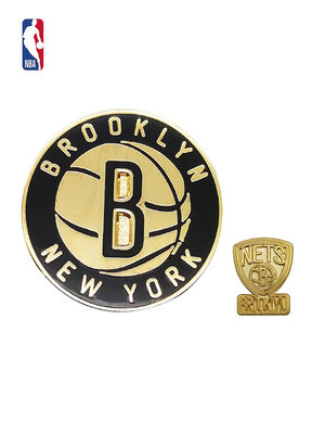 NBA官方正品球隊兩枚徽章收藏紀念品籃網快船凱爾特人隊