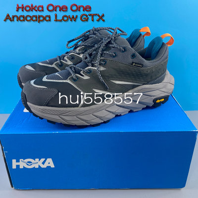 已購 正貨 Hoka One One Anacapa Low GTX 機能男鞋 頂級牛巴戈 防水皮革 徒步探險 登山鞋