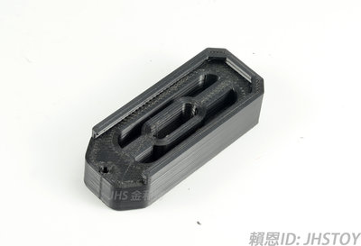 JHS（（金和勝 ））複刻TTI KWA M4 ERG電動槍 擴展彈匣彈匣底板 黑色 3D列印 015