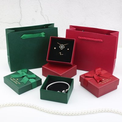 創意粉色蝴蝶結首飾盒 戒指項鏈手鐲盒珠寶飾品收納盒禮品包裝盒~特價