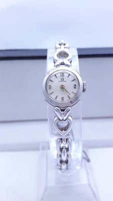 【Jessica潔西卡小舖】OMEGA歐米茄復古造型錶帶手動機械女錶
