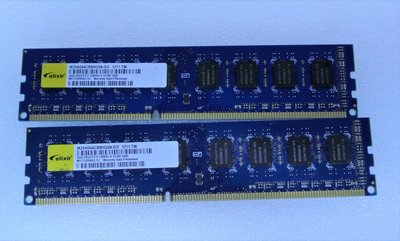 ~ 駿朋電腦 ~ 南亞elixir 4Gx2 8G DDR3 1600 PC3-12800U 桌上型記憶體 $600