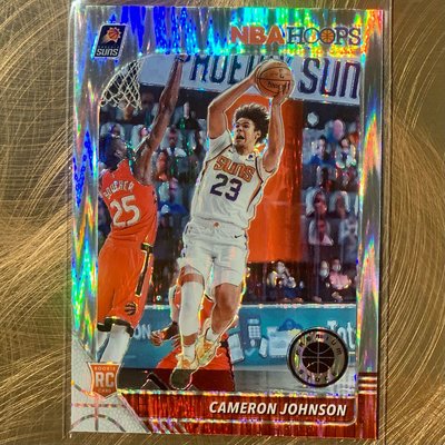 Cameron Johnson Rookie 2019-20 NBA HOOPS Premium Stock Flash Prizm RC SP #208