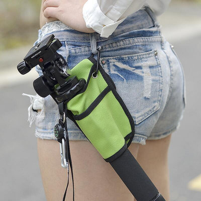 【佳客來】單眼相機獨腳架專用腰包登山杖手機雲臺自拍桿手持穩定器便攜掛包