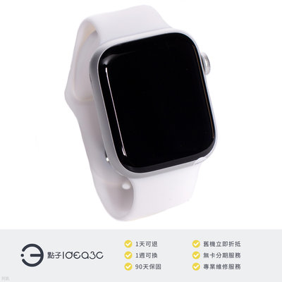 「點子3C」Apple Watch S8 45mm LTE版【店保3個月】A2775 MP4J3TA 銀色鋁金屬錶殼 IP6X防塵 防水50公尺 DD034