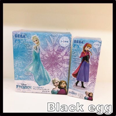 【黑蛋】現貨 日版 SEGA 景品 冰雪奇緣 艾莎 安娜 公仔 盒玩 Frozen Elsa