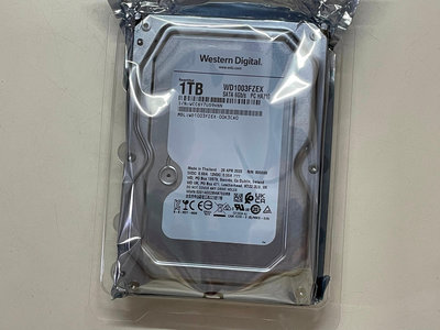 威騰 WD 黑標 1TB WD1003FZEX SATA3 7200轉 64MB 靜電袋未拆封 企業版 電競型 硬碟