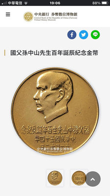 中華民國54年國父孫中山先生百年誕辰紀念金幣