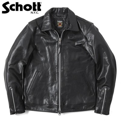 TSU 日本代購 Schott ショット 3181076  立領 真皮皮衣