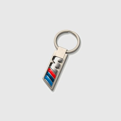 【樂駒】BMW 原廠 M Key Ring 銀色 彩標 鑰匙圈 吊飾 精品 禮品