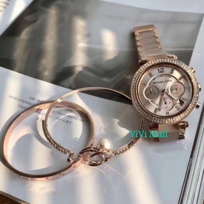『Marc Jacobs旗艦店』Michael Kors⌚正品實拍美國代購MKMK三件式手 錶手環限量套裝組