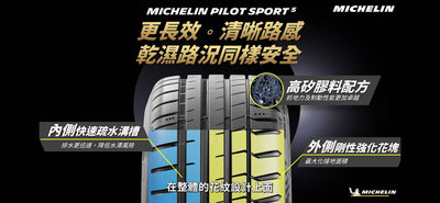 東勝輪胎Michelin米其林輪胎ps5 225/45/19