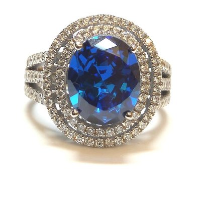 實驗室藍寶石鑽石珠寶首飾925純銀包白金戒指微鑲主鑽5克拉高碳鑽石肉眼看是真鑽超低價鉑金質感可通過測鑽莫桑鑽寶特價優惠
