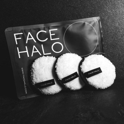 FACE HALO 神奇卸妝棉 ( 只用清水即可卸妝) ( 3片 一組)