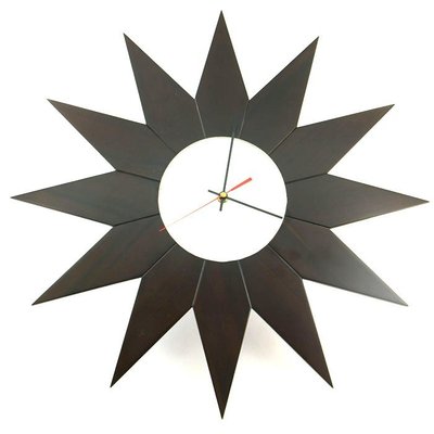 【太陽木質掛鐘】台灣製 實木材質 木質時鐘 掛鐘
