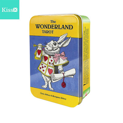 三森 進口正版 愛麗絲夢游仙境塔羅牌 Wonderland Tarot鐵盒版