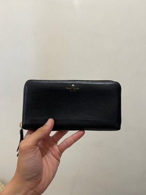 「 二手包 」 Kate Spade New York 真皮長夾（黑）193