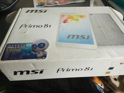 msi 微星 超輕薄Primo 81 7.85 吋IPS美型平板(WiFi/16G/銀)
