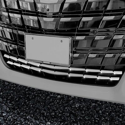 適用23款豐田ALPHARD 40系不銹鋼前下中網飾條埃爾法專用外飾