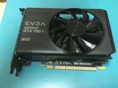 艾維克 EVGA Geforce GTX750ti SC 顯示卡 超頻版