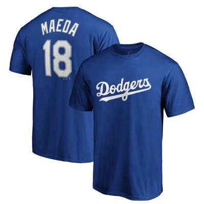 MLB 美職棒 Dodgers 洛杉磯道奇隊 #35 Bellinger 貝林杰 短袖T恤 ainimkin