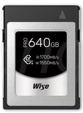 Wise CFexpress Type B PRO 640GB 記憶卡| CFX-B640P |  1700MB/s