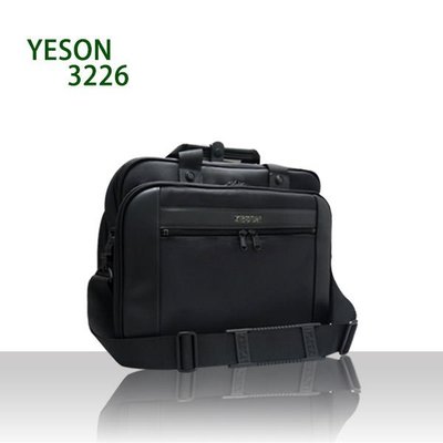 加賀皮件 永生 YESON MIT 多收納 可插拉桿 手提 筆電包 公事包 側背包 斜背包 3226