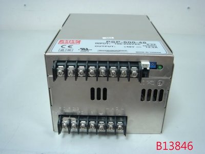 【全冠】明緯 台灣製 PSP-600-48 DC48V/12.5A 可調式電源 交換式直流電源供應器 (B13846)