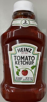 [玖號小舖] 好市多 亨式 番茄醬 HEINZ 世界銷售第一 美國 1.25KG 薯條必備 沾醬 == 特價 $109元