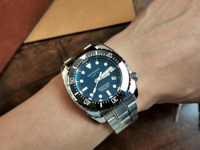 NETHUNS 義大利安耐錶 LAVA II LS212 時間之海 浪鬼 大錶徑 藍寶石 機械錶 潛水錶