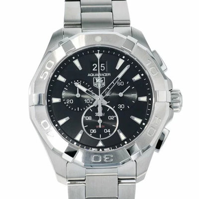 TAG HEUER CAY1110.BA0927 泰格豪雅錶 機械錶 43mm 競潛系列 黑面盤 潛水錶 鋼錶帶 男錶