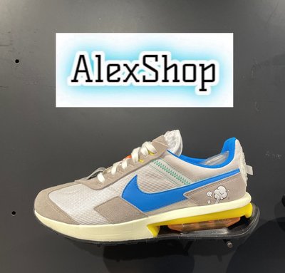 艾力克斯 NIKE AIR MAX PRE-DAY 米麂皮 藍黃 氣墊慢跑鞋 男 DX6056-041 上7