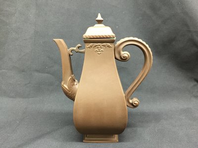 歐洲美瓷坊-德國Meissen-Böttger伯特格爾19世紀咖啡色高茶壺