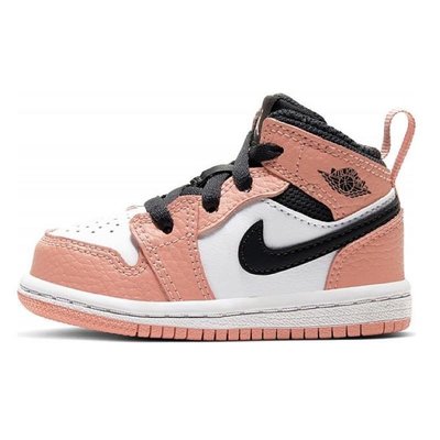 R'代購 Jordan 1 Mid Pink 白粉紅 TD Kids Baby 幼兒童鞋 644507-603