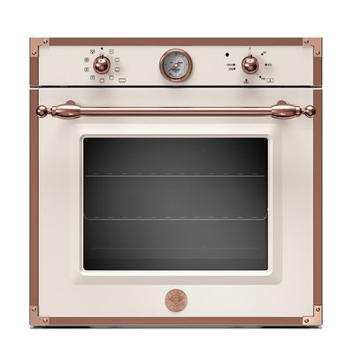 義大利 BERTAZZONI 博塔隆尼 傳承系列 F609HEREKTAC 電烤箱(象牙白/玫瑰金框)(76L)