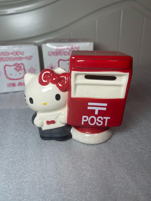 日本中古三麗鷗2012年hello kitty陶瓷kt郵筒存