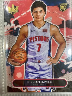 Killian Hayes 2020-21 NBA Court Kings 油畫 球員卡 RC Rookie 新人 球卡 籃球卡 籃球 活塞