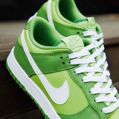 Nike Dunk Low Chlorophyll 綠白復古休閒鞋男女鞋DJ6188-300 | Yahoo