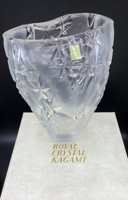 皇家水晶 KAGAMI  水晶花瓶 水晶制品 極重工28221