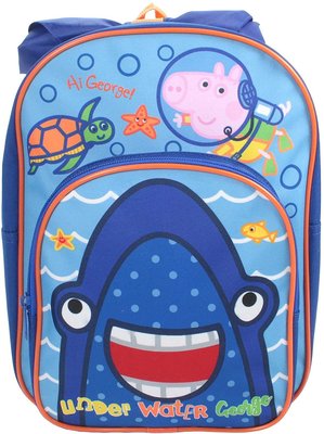 預購 來自英國粉紅豬小妹 Peppa Pig 佩佩豬 喬治豬 海底世界 孩童後背包 雙肩背包 粉絲專用