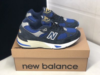 New Balance 991 經典 復古 舒適 運動鞋 慢跑鞋 男鞋 深藍金