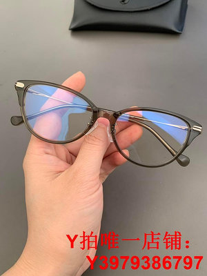 麥克心羅心眼鏡框架新品超輕板材簡約款貓眼女個性防藍光