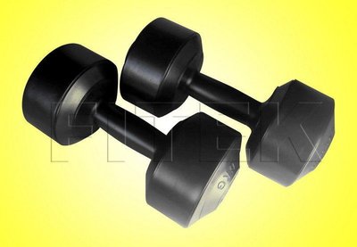 【Fitek健身網】☆6公斤啞鈴 (黑色)☆重量訓練適用 (訓練二頭肌、胸肌) ㊣台灣製