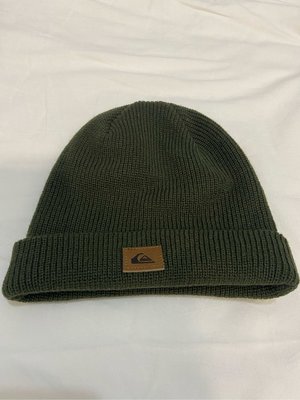 全新正品Quiksilver Routine Beanie Logo毛帽 針織帽 保暖 軍綠 黑色